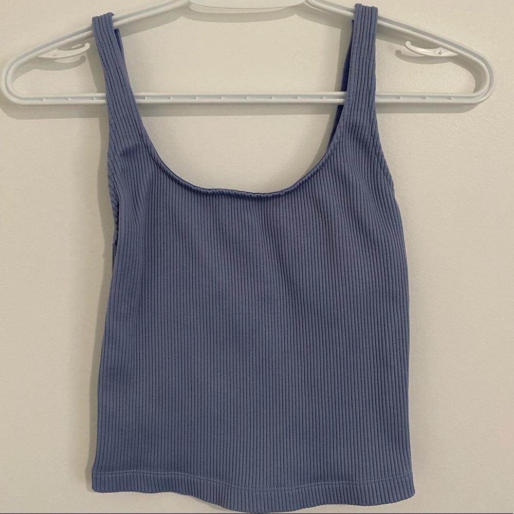 Blue tank top